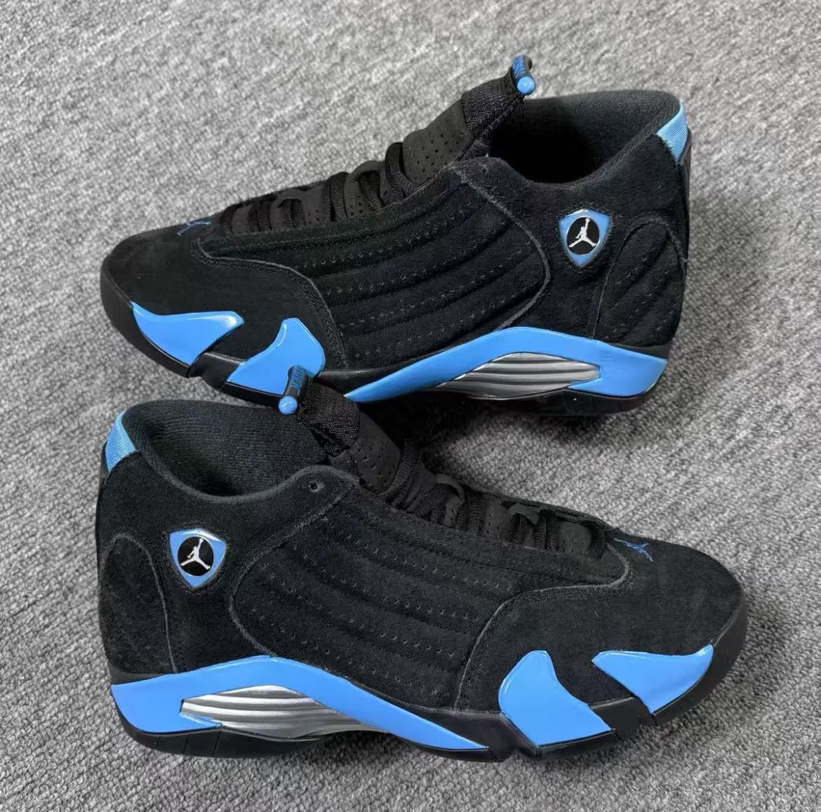 1:1 best quality AJ14 black&blue
