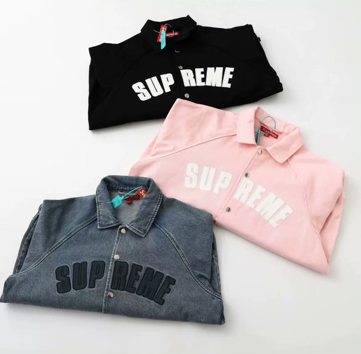 Supreme SS25 WEEK17 Arc Denim Coaches Jacket 3 colors
