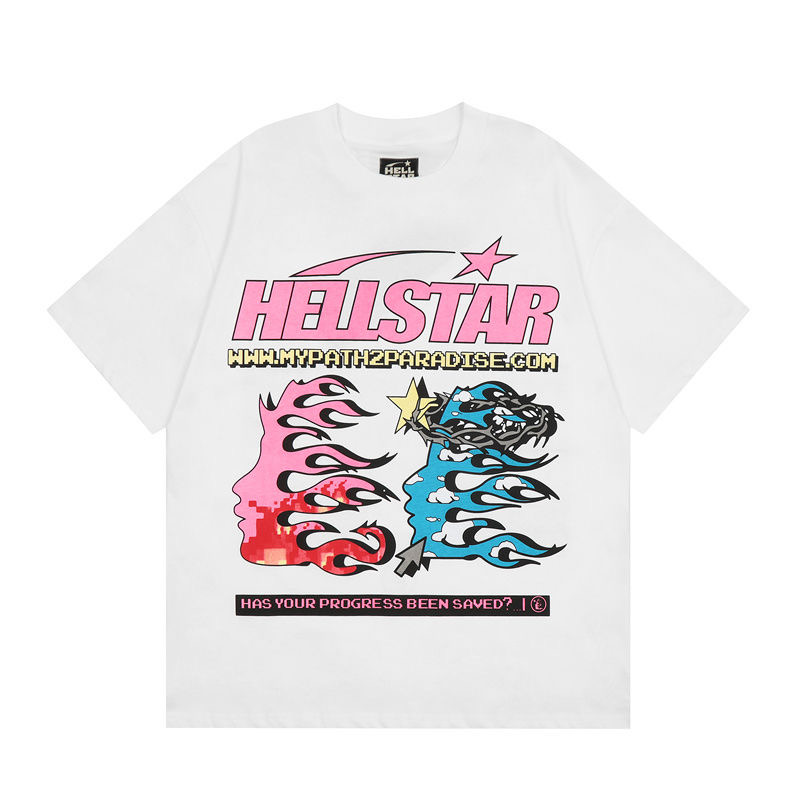 pink blue logo T