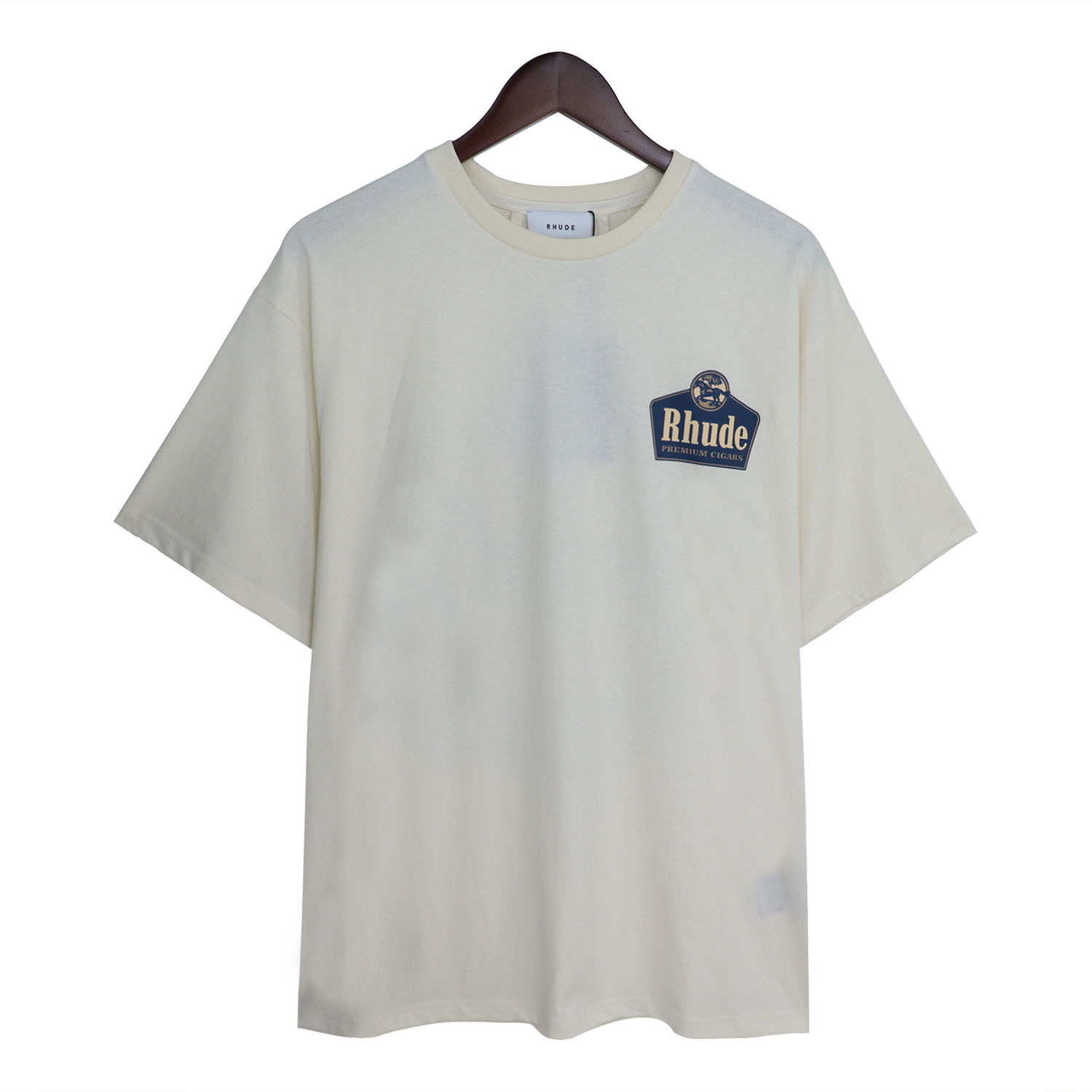 1:1 real spot R with chest and back logo printed T