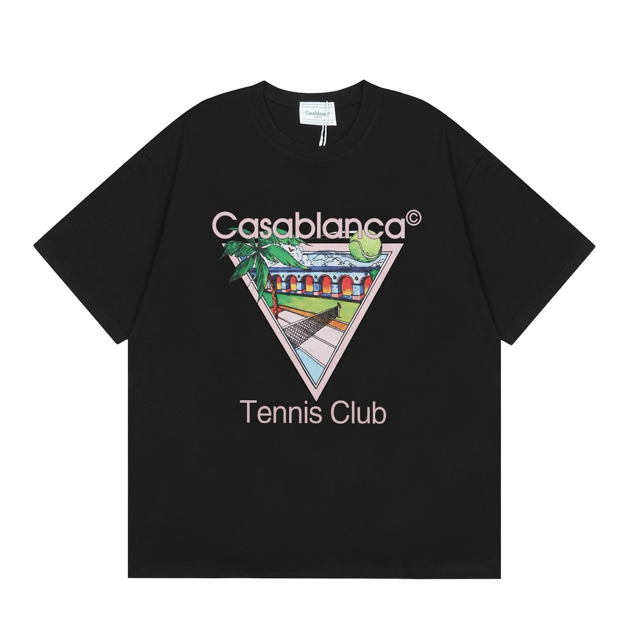 High quality cotton double sand casual tshirt