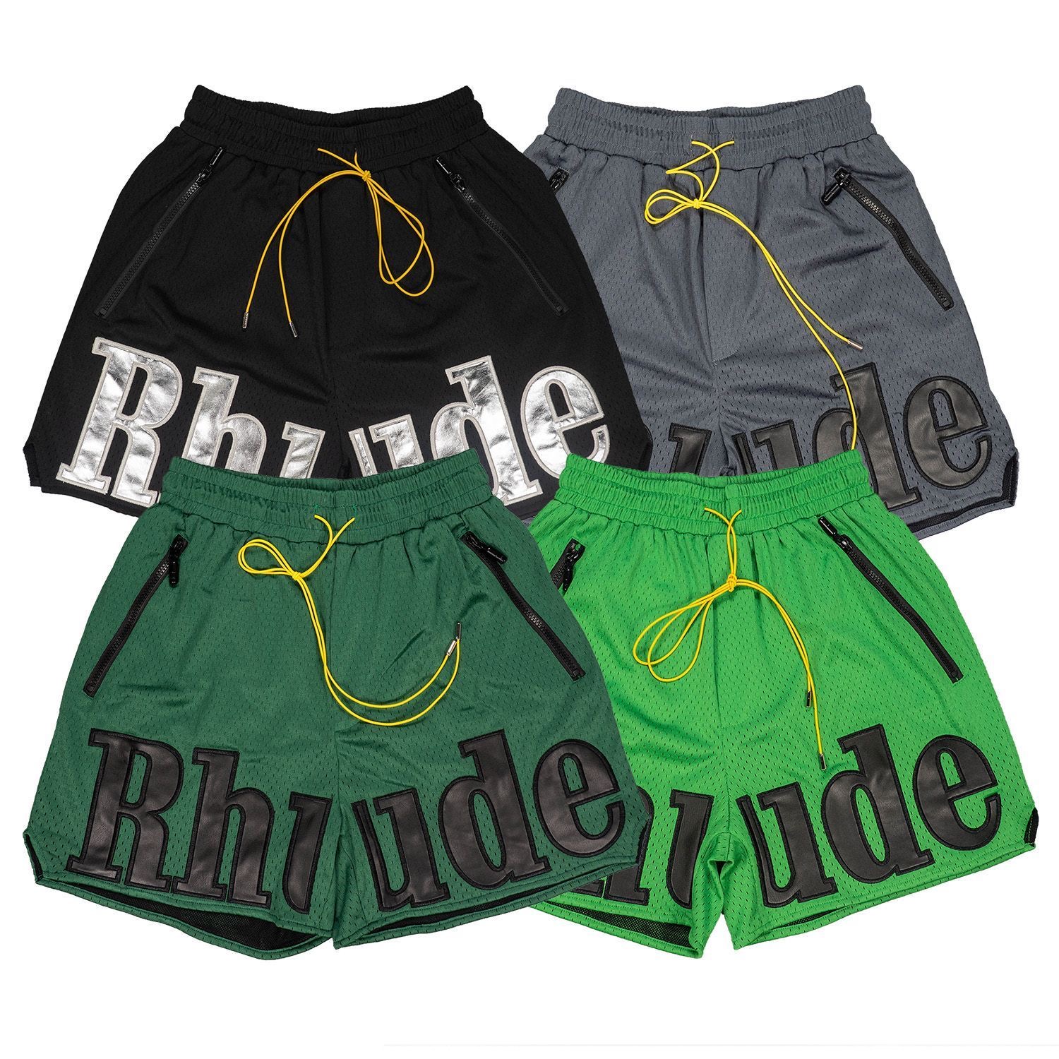 embroidery mesh basketball summer shorts