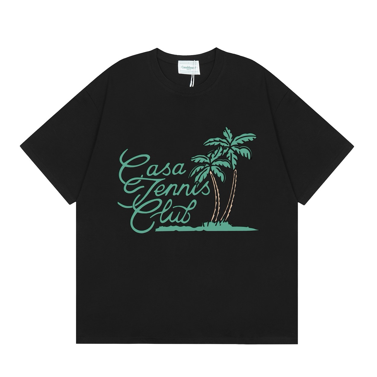 Green tree printed high quality tshirt