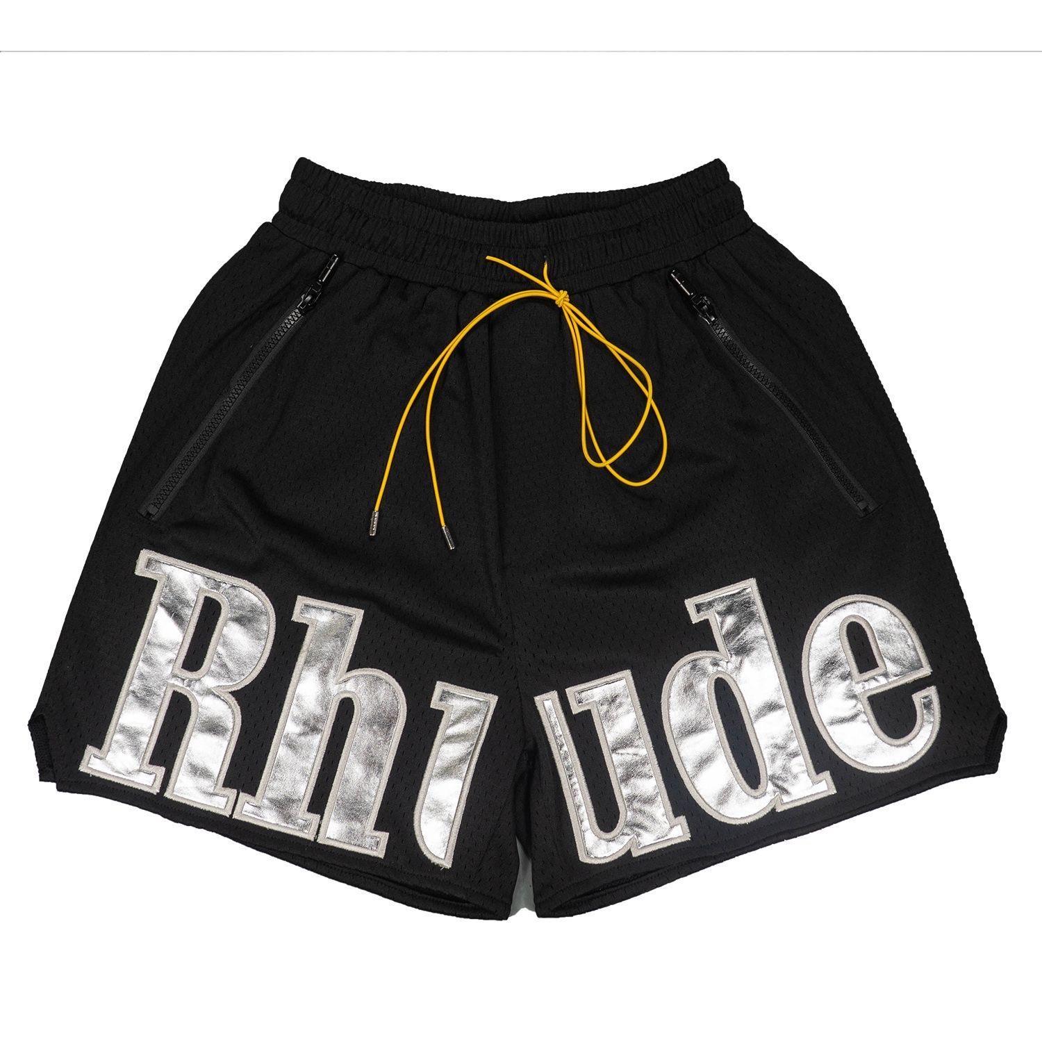 embroidery mesh basketball summer shorts