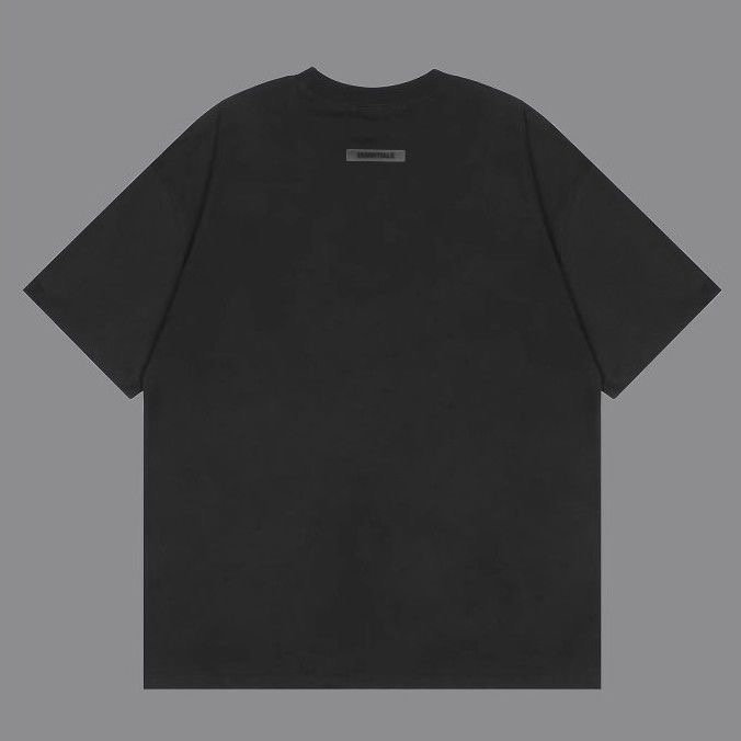 Three bar flocking cotton tshirt