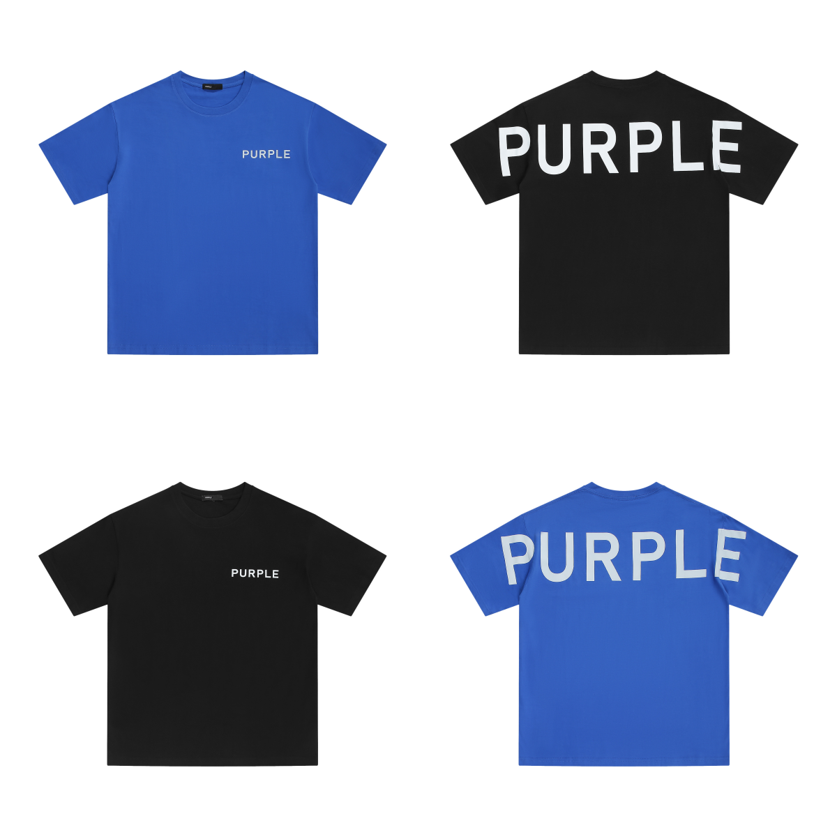 Fire black blue basic tshirt