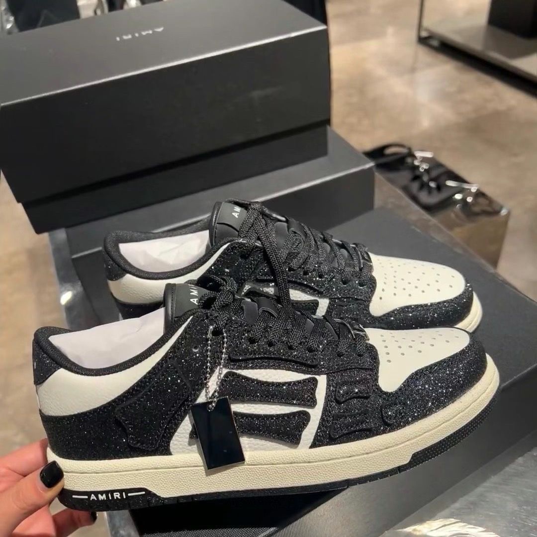 bone shoes black