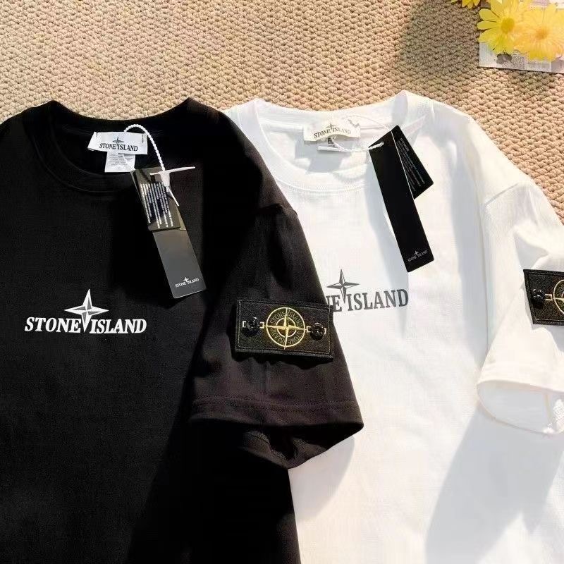 Black and white letter printed tshirt