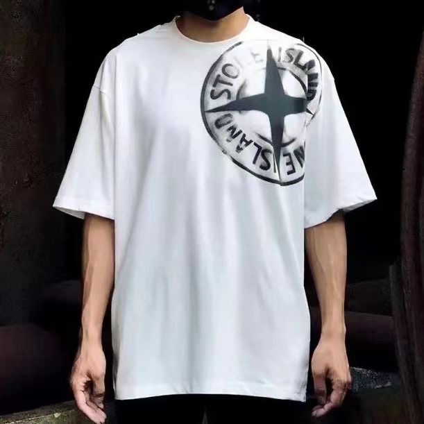Compass ink direct spray cotton top t-shirt
