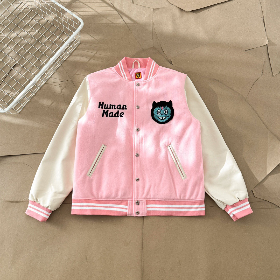 1:1 Best Quality Human made Lovely Pink Jacket