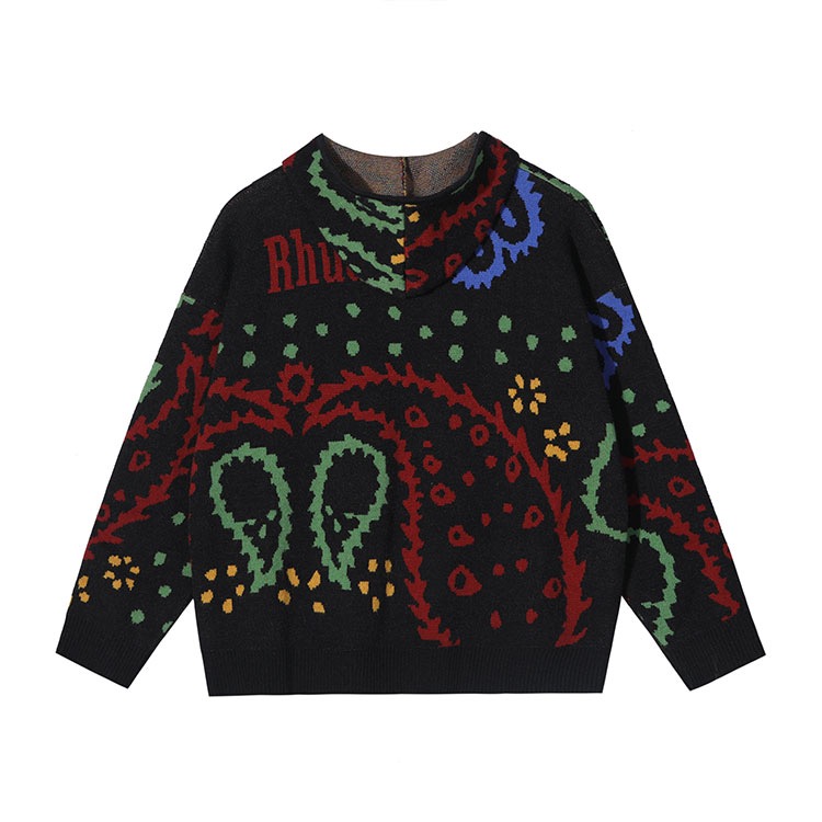 Rhude Sweater Hoodie Bandana Design