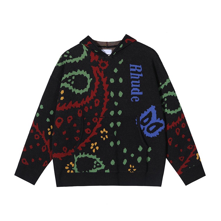 Rhude Sweater Hoodie Bandana Design