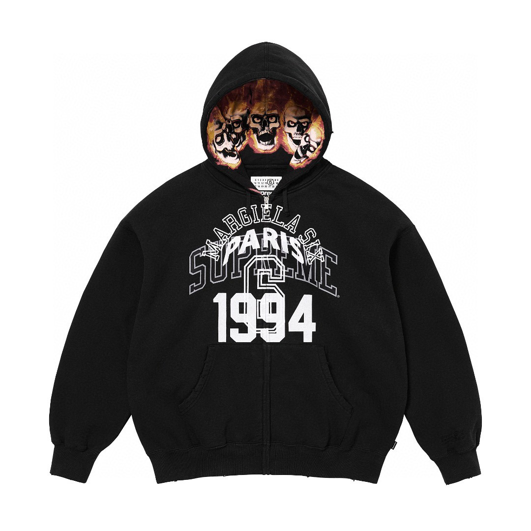 Supreme & MM6 24SS Zipper Hoodie 3 Colors