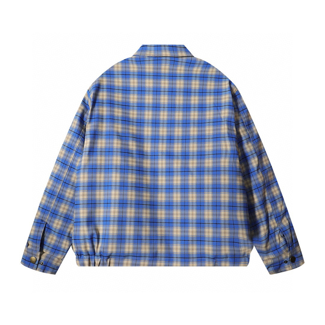 Stussy Blue Checker Jacket