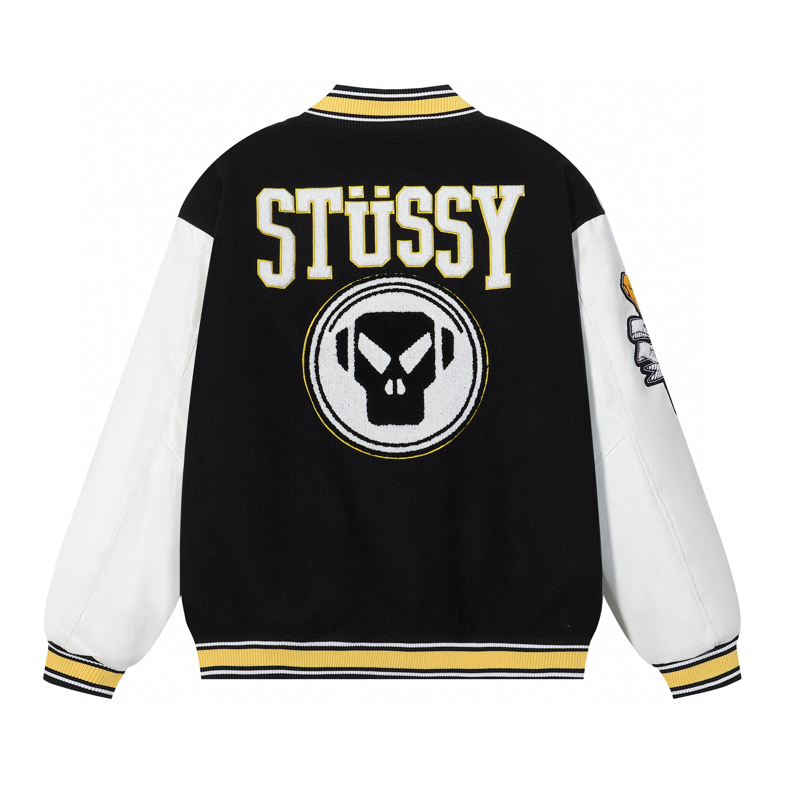 Stussy Baseball Jacket Black 30 Years Limited