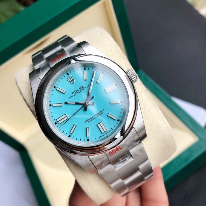 41mm Rolex Oyster Watch Sky Blue