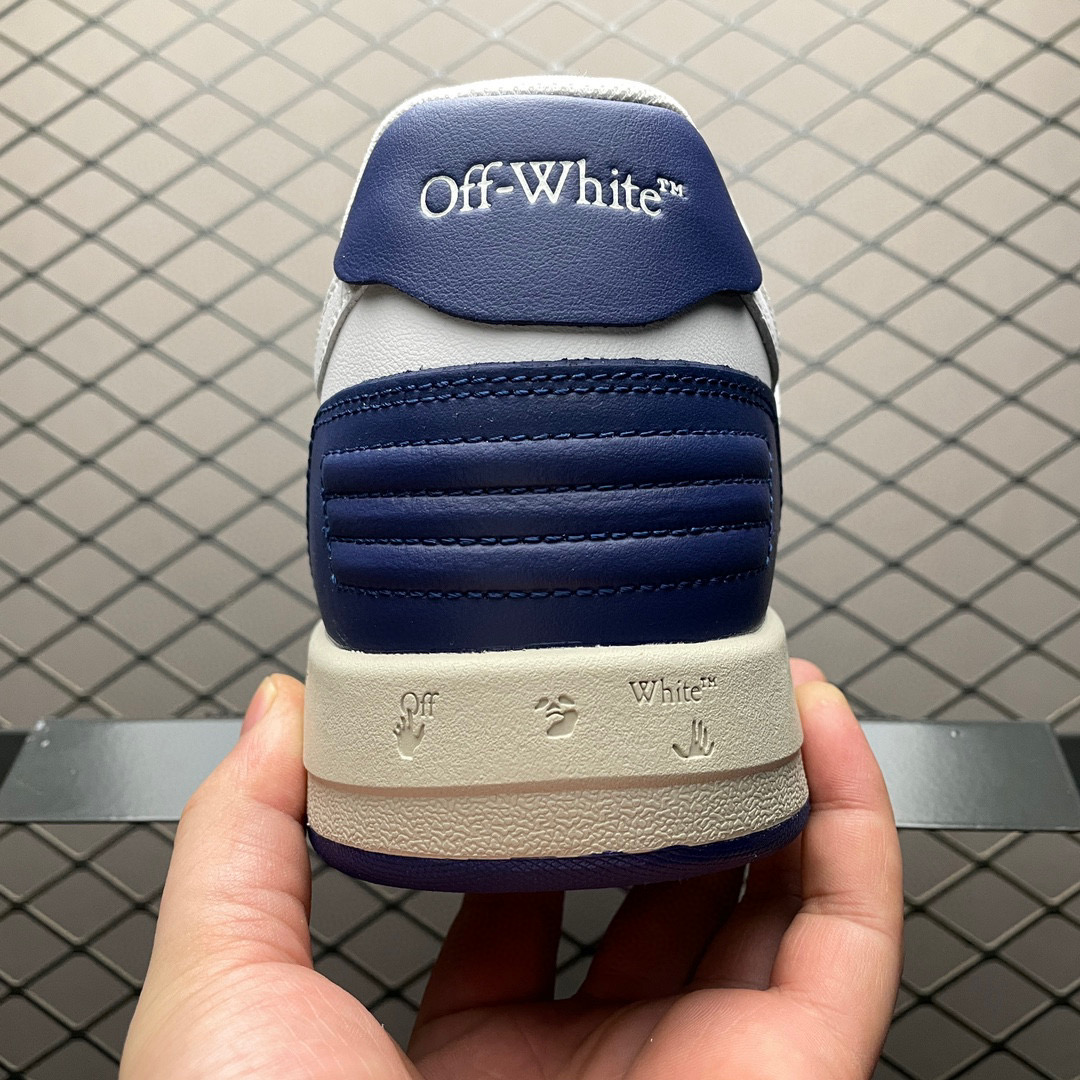 1:1 Best Quality Off White Out of Office Shoes Navy & White