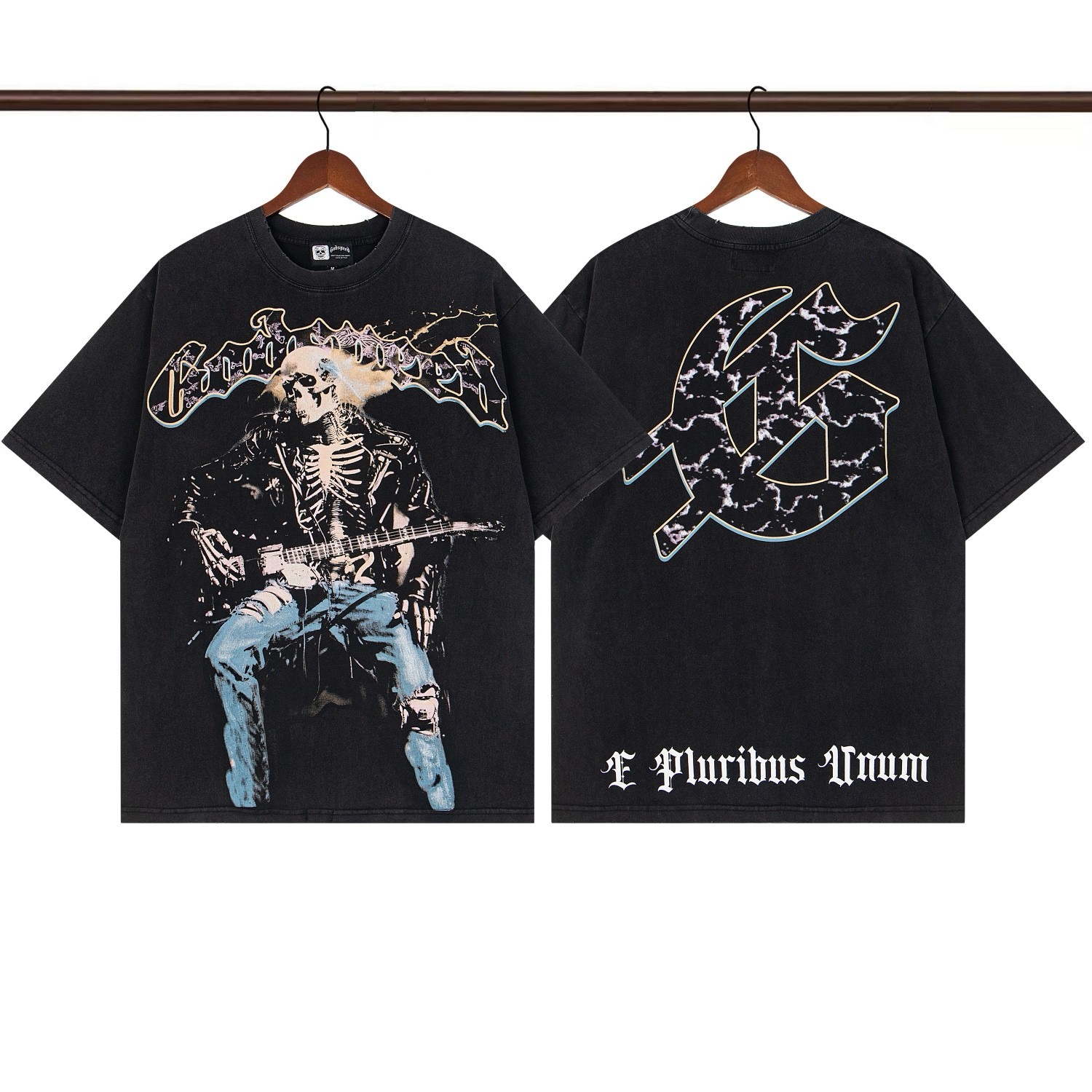 godspeed 25SS washed black tee