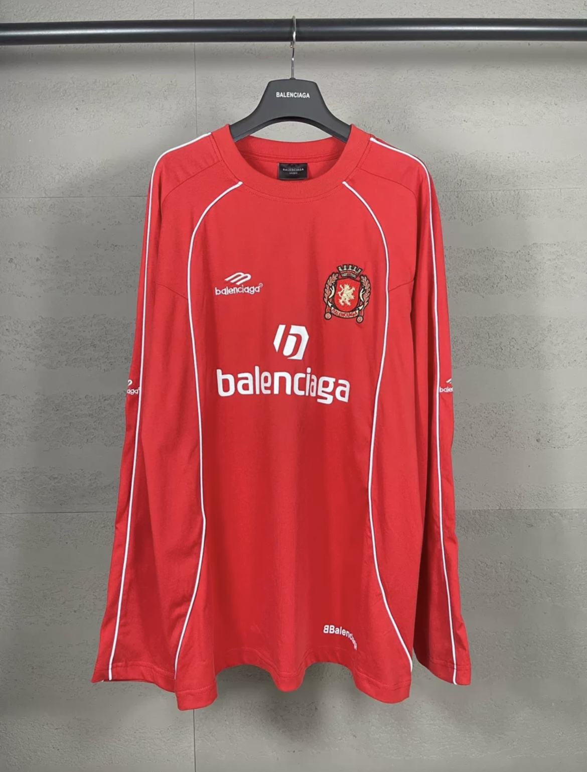 Balenciaga Milano Limited Long Sleeve Red Color