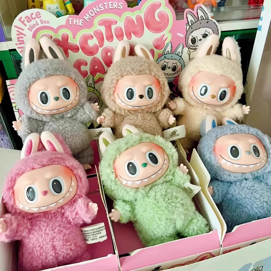 Popmart Labubu Plush Toy first generation to third generation Collection
