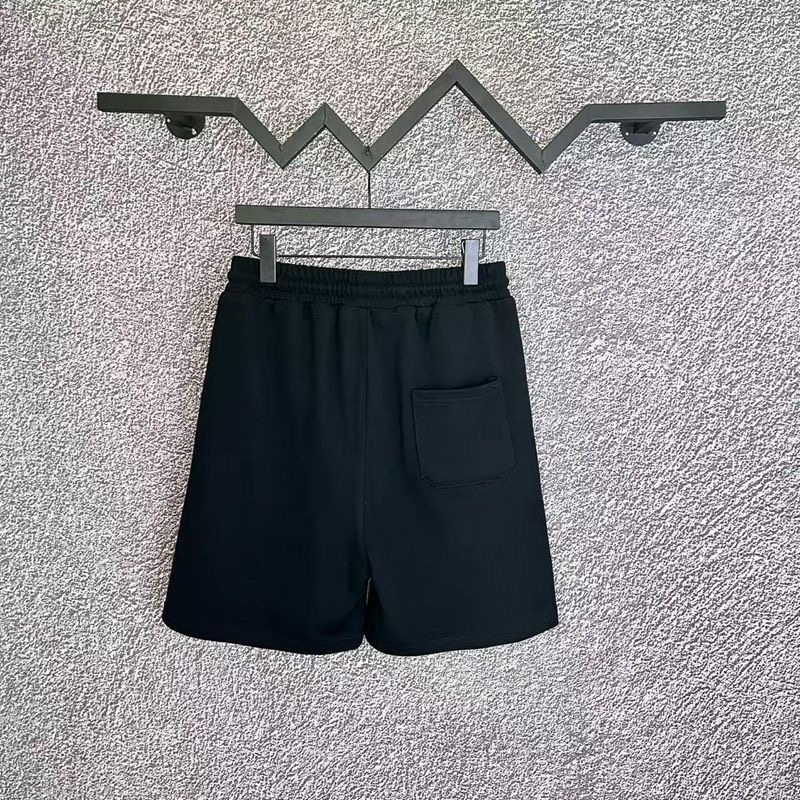 New style Sanskrit embroidered letter cross loose shorts sporty sweatpants