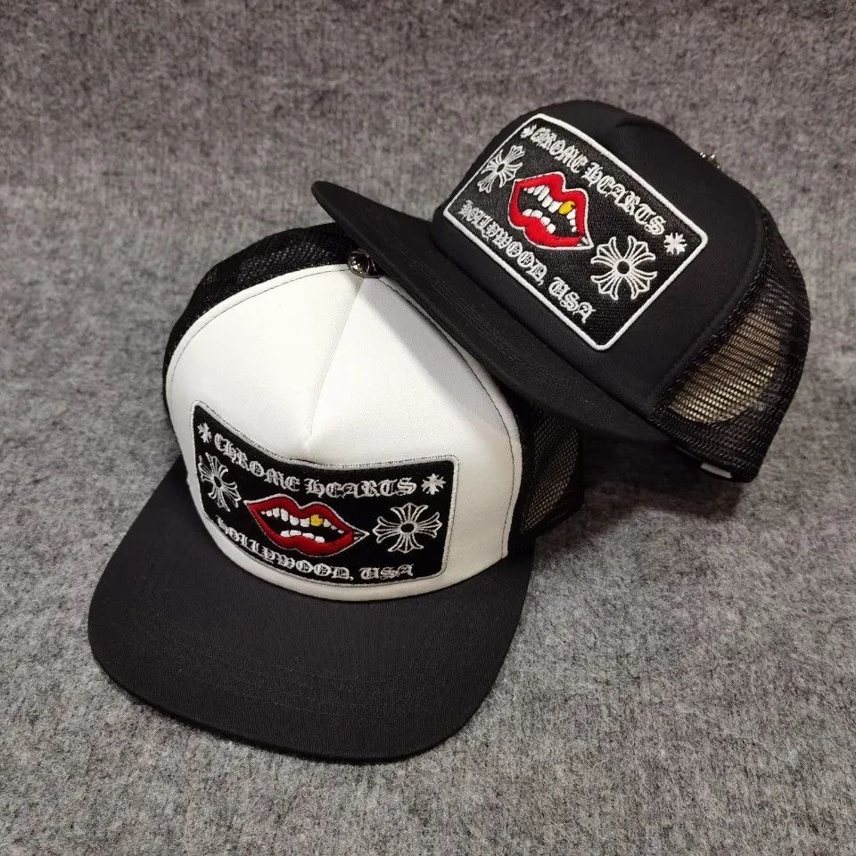 Chrome Hearts Red Lip Cap 2 Colors